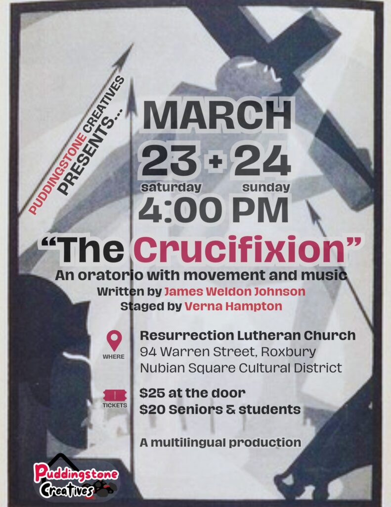 The Crucifixion” Presented by Puddingstone Creatives at 4pm